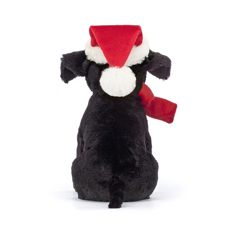 Jellycat Winter Warmer Pippa Black Labrador