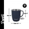 S'well Azurite Mug with Handle 350ml