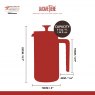 La Cafetière Pisa 8-Cup Cafetiere - Navy