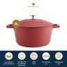 MasterClass Casserole Dish - Red