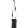 Ashwood Ladies Leather Phonebag/Purse Black