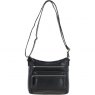 Ashwood Medium Leather Shoulder Bag Black