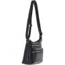 Ashwood Medium Leather Shoulder Bag Black