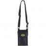 Ashwood Michigan Leather Crossbody Smart Phone Bag - Black