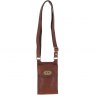 Ashwood Leather Crossbody Smart Phone Bag - Cognac