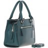 Ashwood Three Section Leather Tote Shoulder Bag - Green