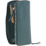 Ashwood 8 Card Zip Large Leather Purse - Green