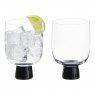 Anton Studio Designs Oslo DOF Tumblers Black Set of 2