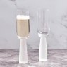 Anton Studio Designs Oslo Champagne Flutes Frost Set of 2