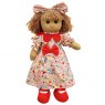 Powell Craft Rag Doll with Printed Dress & Petal Collar