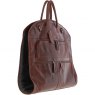 Ashwood Leather Garment Bag Chestnut