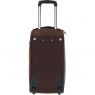 Ashwood Leather Wheeled Weekend Travel Holdall Oily Brown Adrian