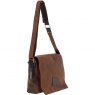 Ashwood Leather Peter Messenger Bag Oily Brown