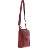 Ashwood Vintage Small Leather Travel Shoulder Bag Red