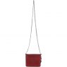 Ashwood Vintage Mini Leather Cross Body Bag With Chain Strap Red