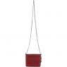 Ashwood Vintage Mini Leather Cross Body Bag With Chain Strap Red
