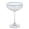 Dartington Crystal Gatsby Cocktail Saucer Pair