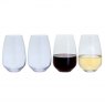 Dartington Crystal Cheers! Stemless Wine Set of 4