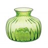 Dartington Crystal Cushion Lime Green Medium Vase