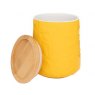 Catherine Lansfield Inga Storage Jar Yellow