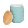 Catherine Lansfield Inga Storage Jar Teal