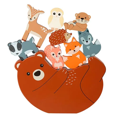 Orange Tree Toys Woodland Animal Balancing Game