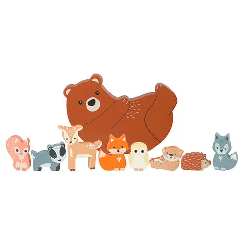 Orange Tree Toys Woodland Animal Balancing Game