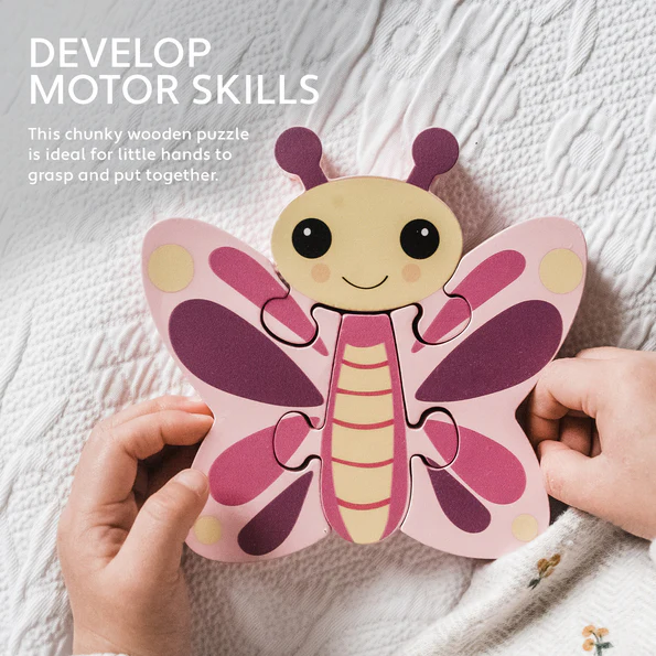 Orange Tree Toys Butterfly Wooden Puzzle