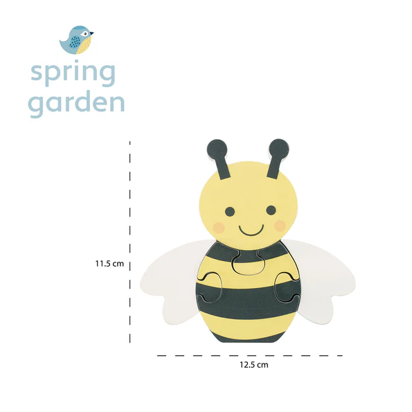 Orange Tree Toys Spring Garden Honey Bee Wooden Puzzle