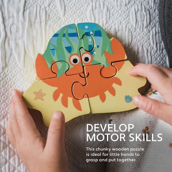 Orange Tree Toys Orange Tree Toys Crab Wooden Puzzle