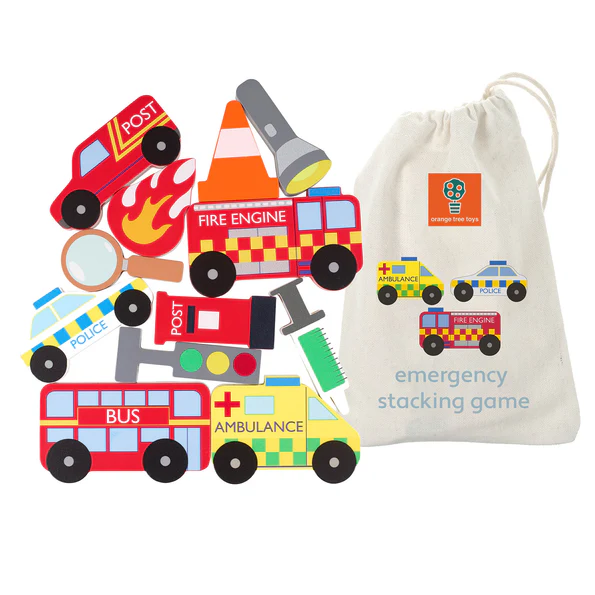 Orange Tree Toys Emergency Stacking Game