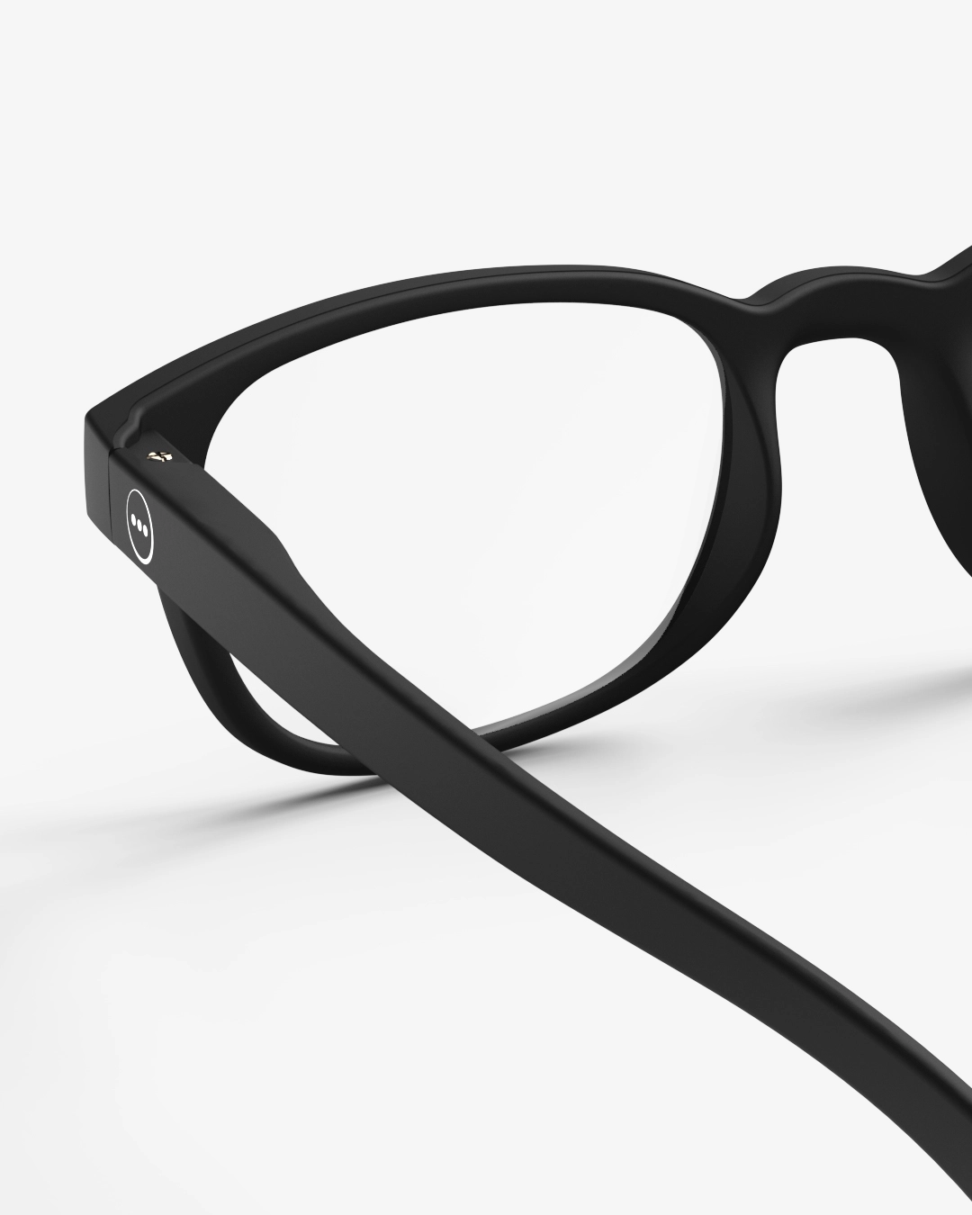 IZIPIZI #B Black Reading Glasses +1.0