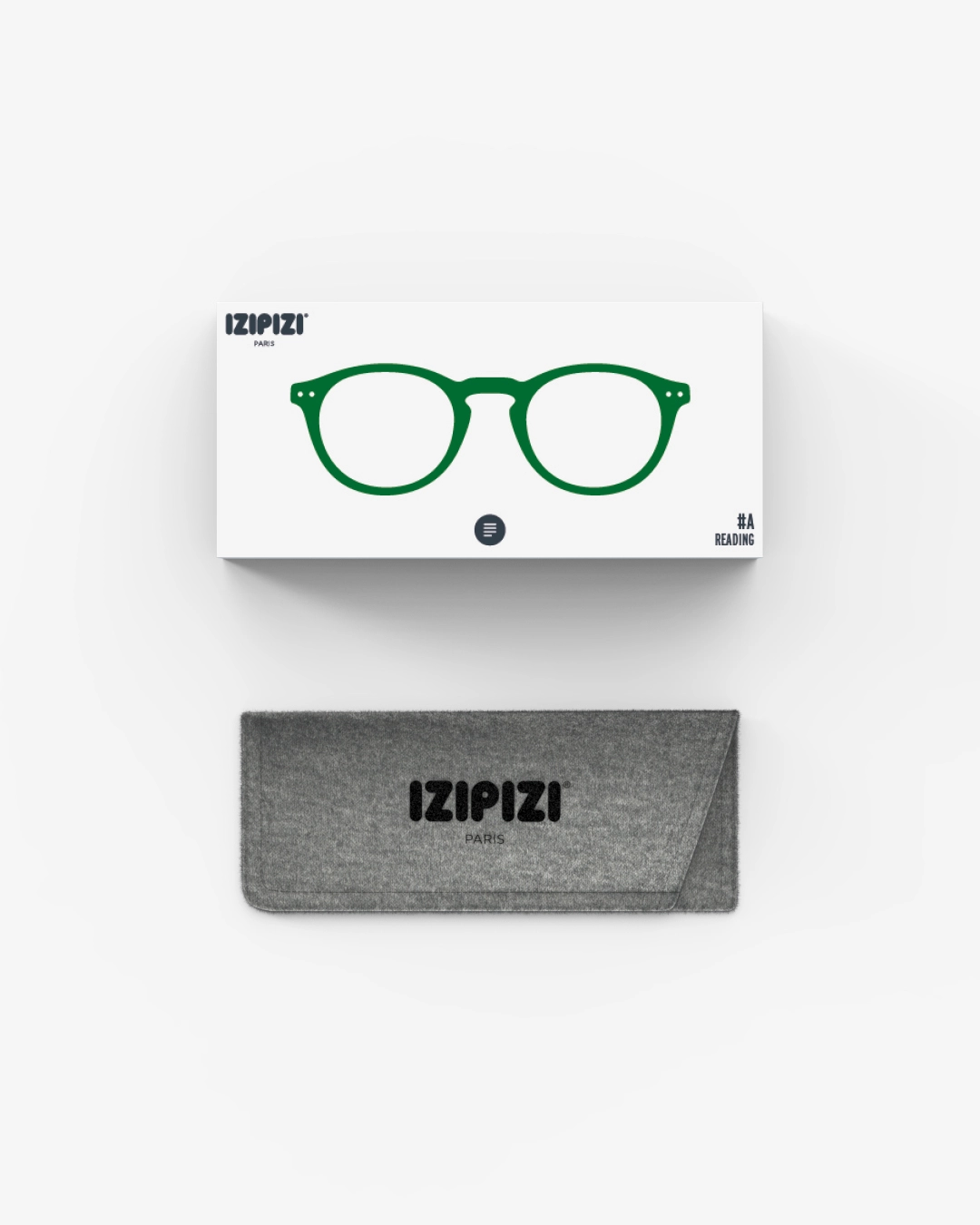 IZIPIZI #A Green Crystal Reading Glasses