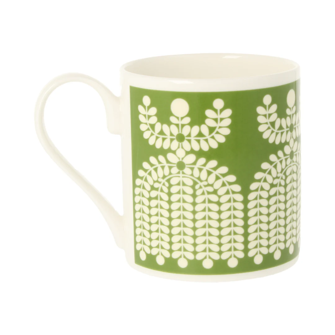 Orla Kiely Folk Girl Green Mug