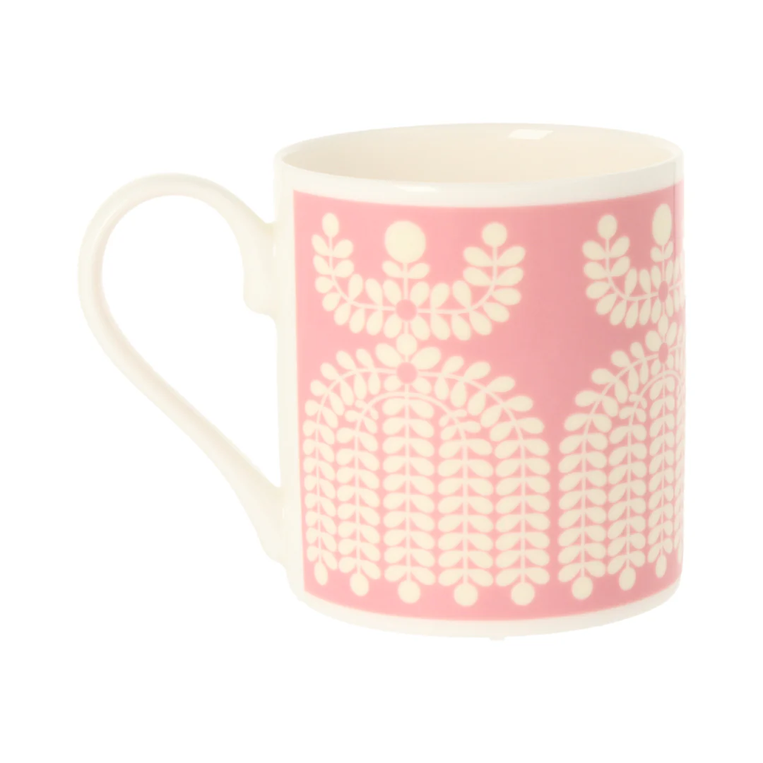 Orla Kiely Folk Girl Pink Mug