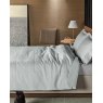 Design Port Linen Leaf Duck Egg Duvet Cover Set