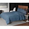 Design Port Linen Leaf Denim Duvet Cover Set