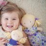 Peggy - Blonde Hair with Lilac & Pink Dress
