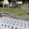 Portmeirion Multi Spot Merino Wool Throw - Grey Multicolour