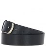 Ashwood Leather Ladies Leather Belt 3.5cm Black
