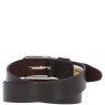 Ashwood Leather Ladies Leather Belt 3.5cm Brown