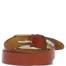 Ashwood Leather Ladies Leather Belt with Gold Metal Pin Buckle Chestnut LB-301