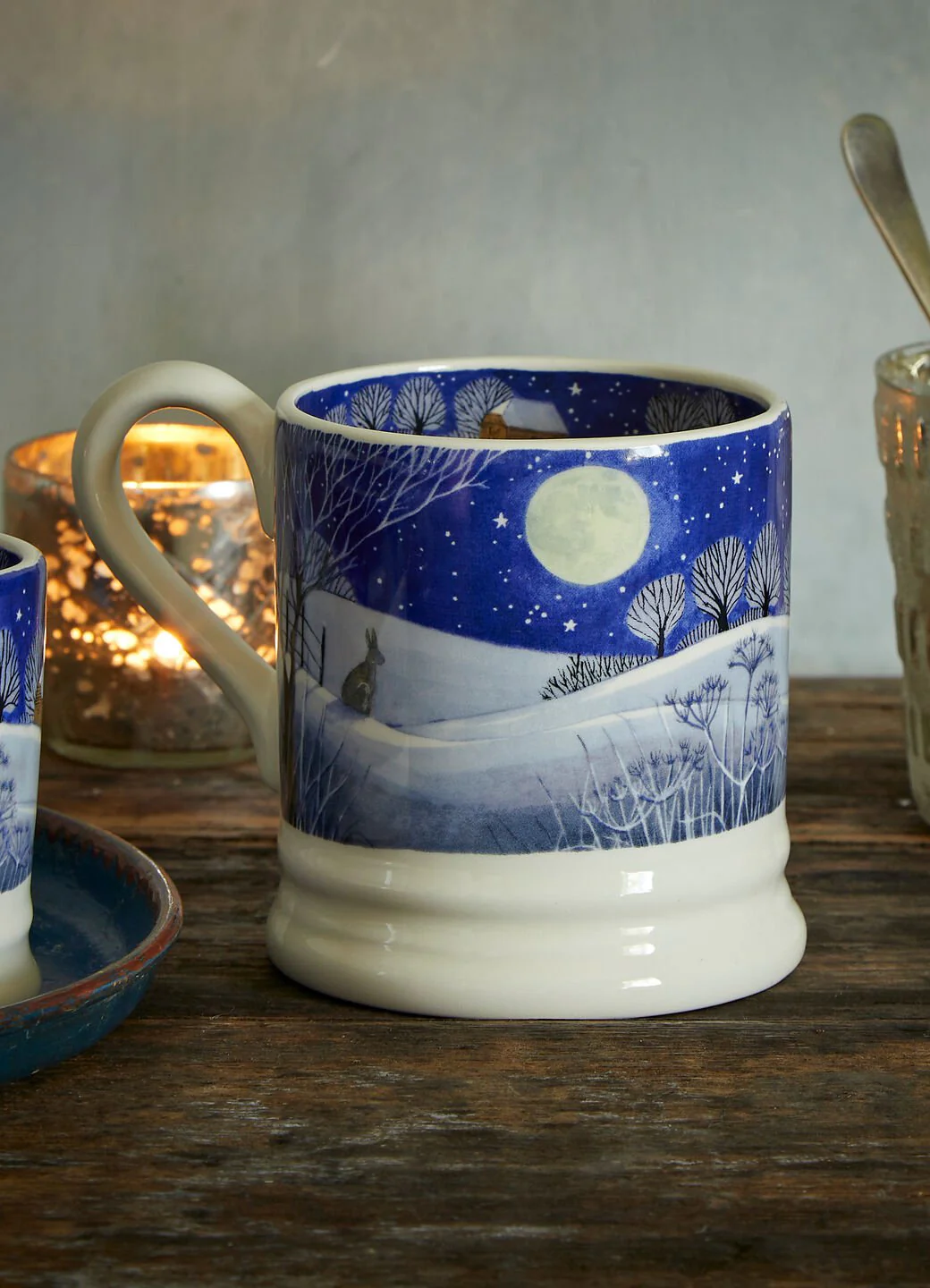 Emma Bridgewater Midnight Hare 1/2 Pint Mug