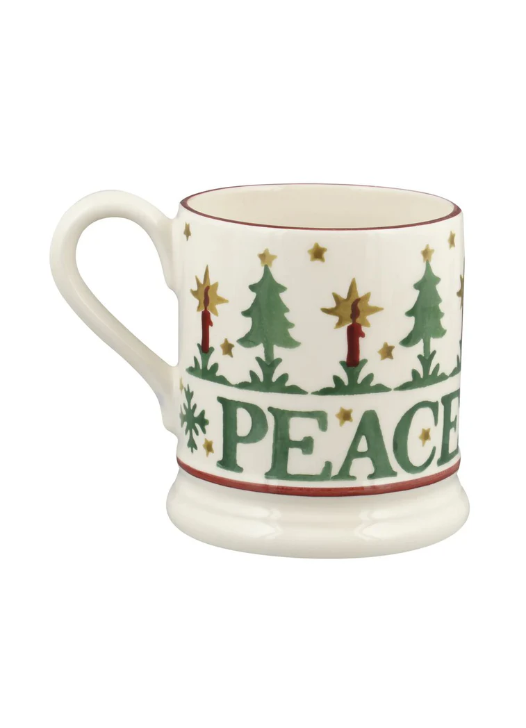 Emma Bridgewater Emma Bridgewater Christmas Joy Set of 2 1/2 Pint Mugs Boxed