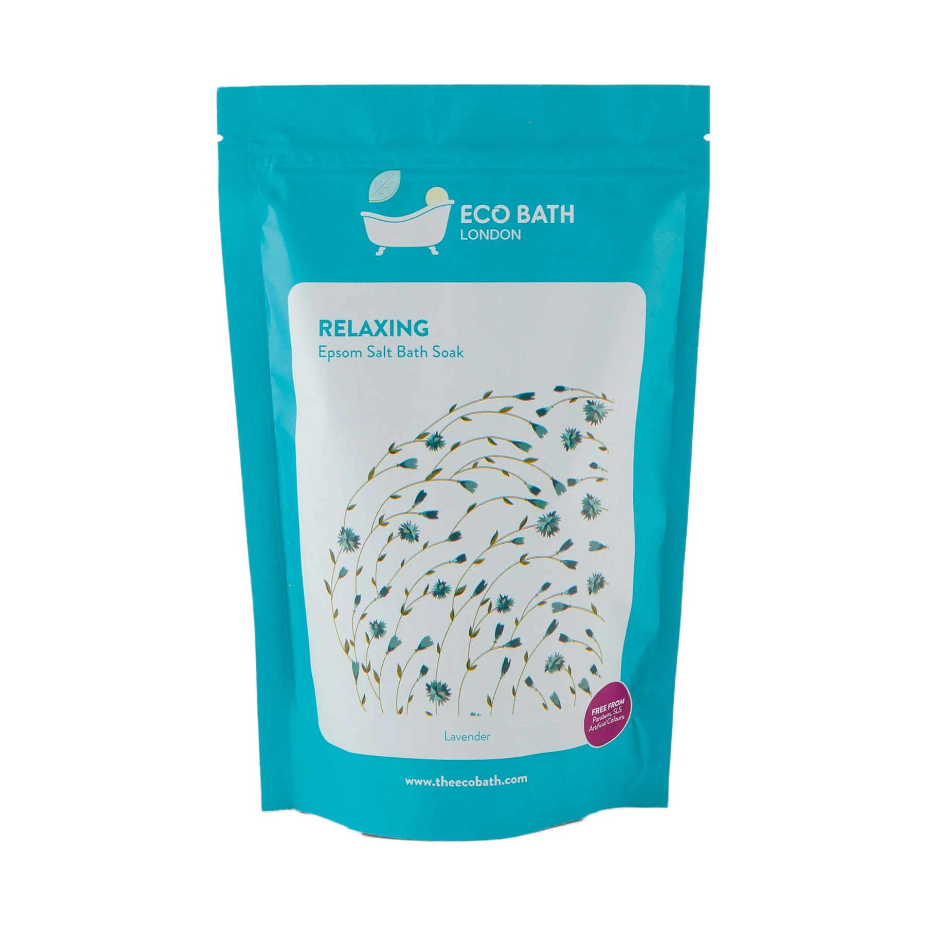 Eco Bath Relaxing Epsom Bath Salt Soak Pouch 1000g