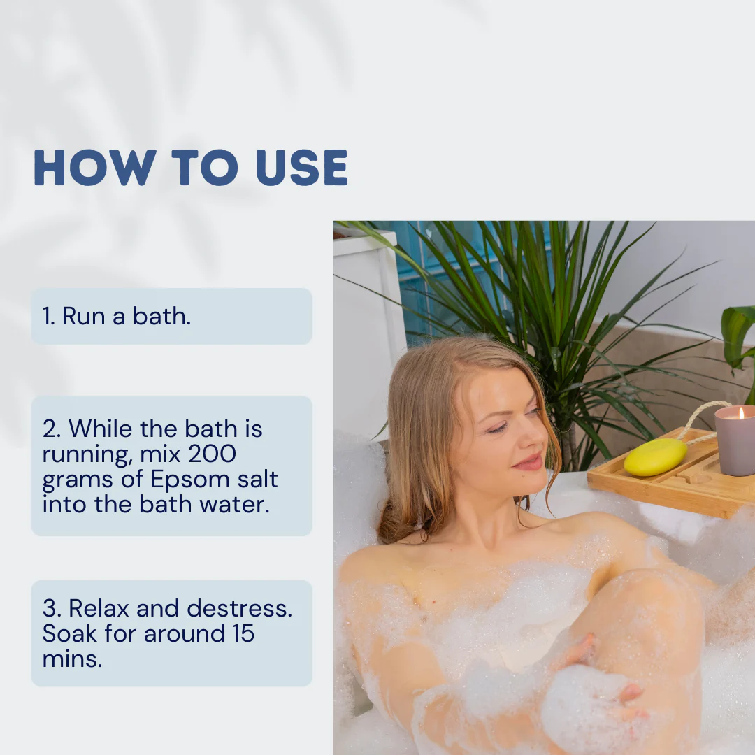 Eco Bath Skin Conditioning Epsom Salt Bath Soak Tube 250g