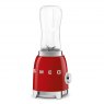 SMEG Mini Blender & Smoothie Maker Red Tritan Renew