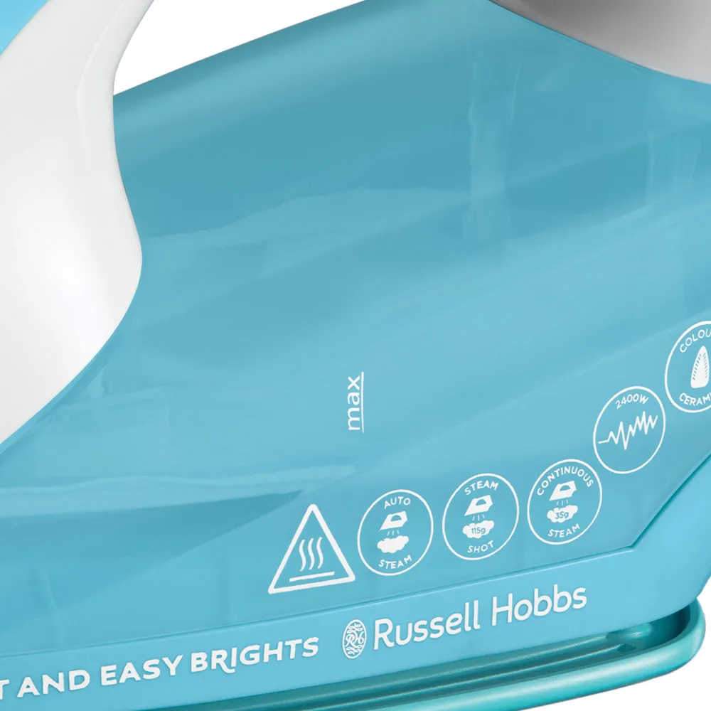 Russell Hobbs Light & Easy Brights Aqua Iron