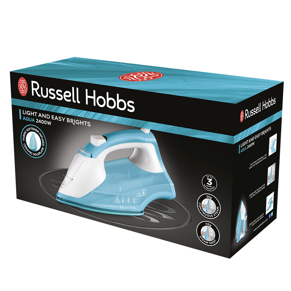 Russell Hobbs Russell Hobbs Light & Easy Brights Aqua Iron