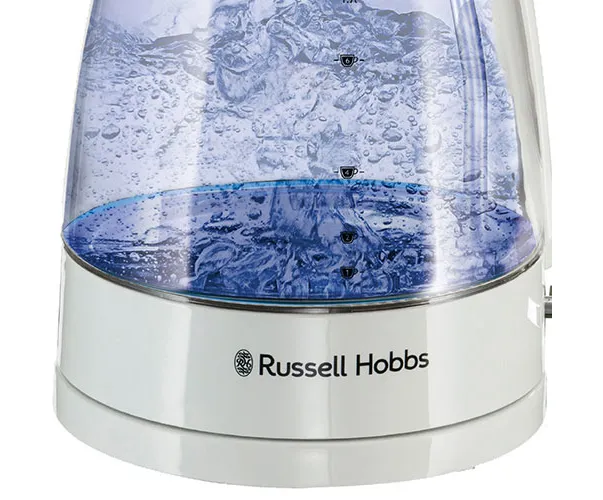 Russell Hobbs Classic Glass Kettle - White